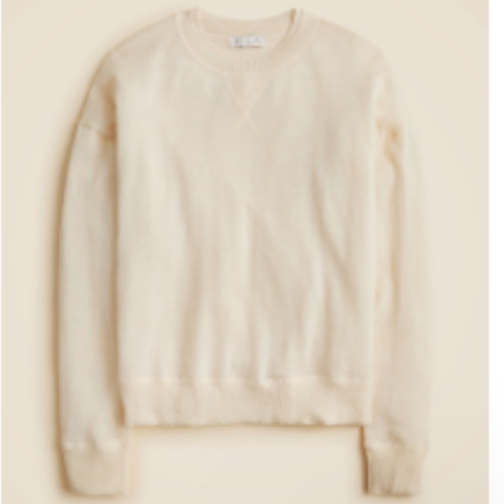 J. Crew Oversized crewneck sweatshirt in merino wool